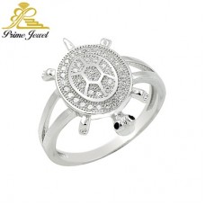 Gümüş Zirkon Taşlı Yüzük